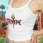 Fierce Summer Spaghetti Strap Tank Top for Women, Tempe Shirt, Casual Wear, Vacation Outfit, Beachwear, Fitness Top