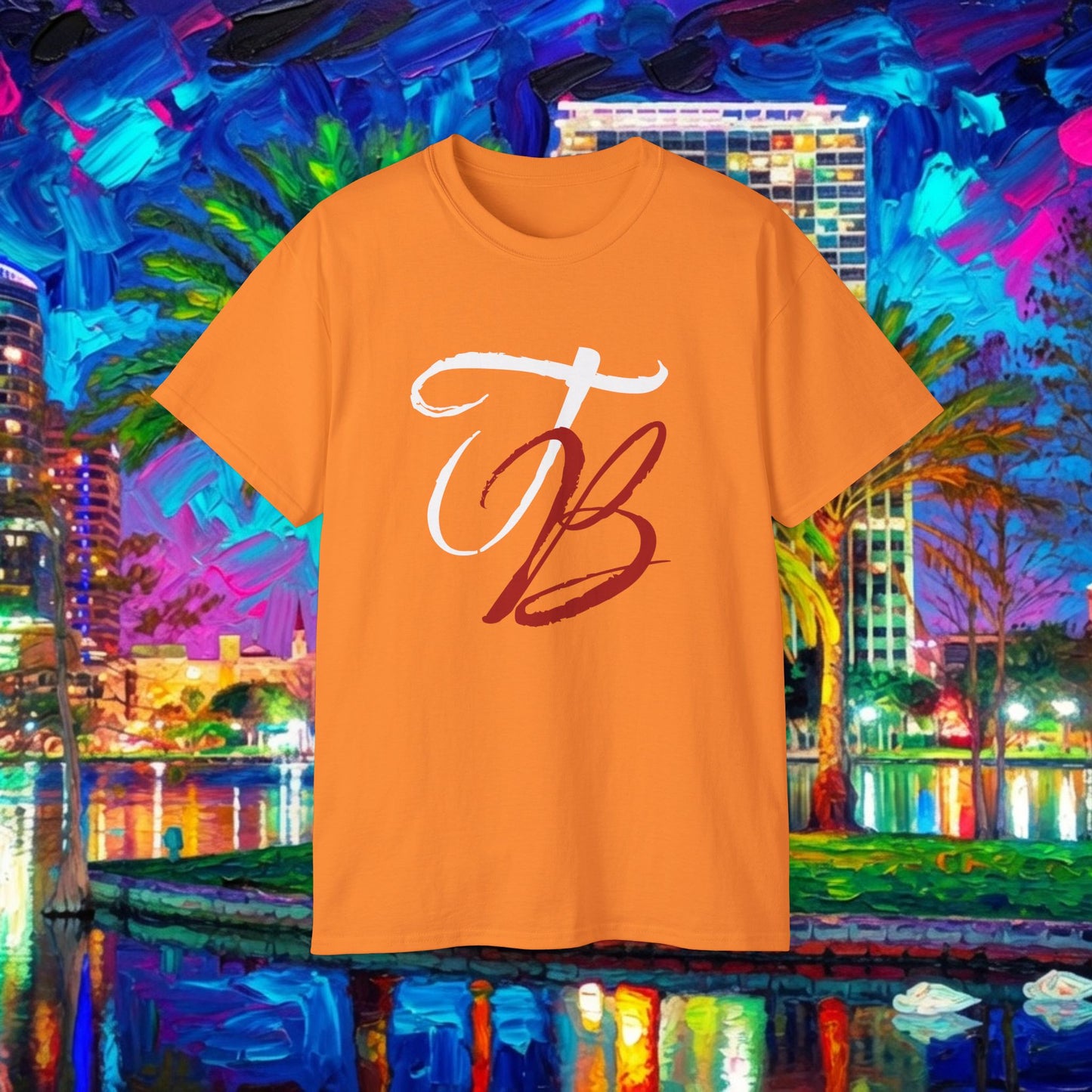 TB Monogram Tee — 813 Tampa Area Short-Sleeve T-Shirt