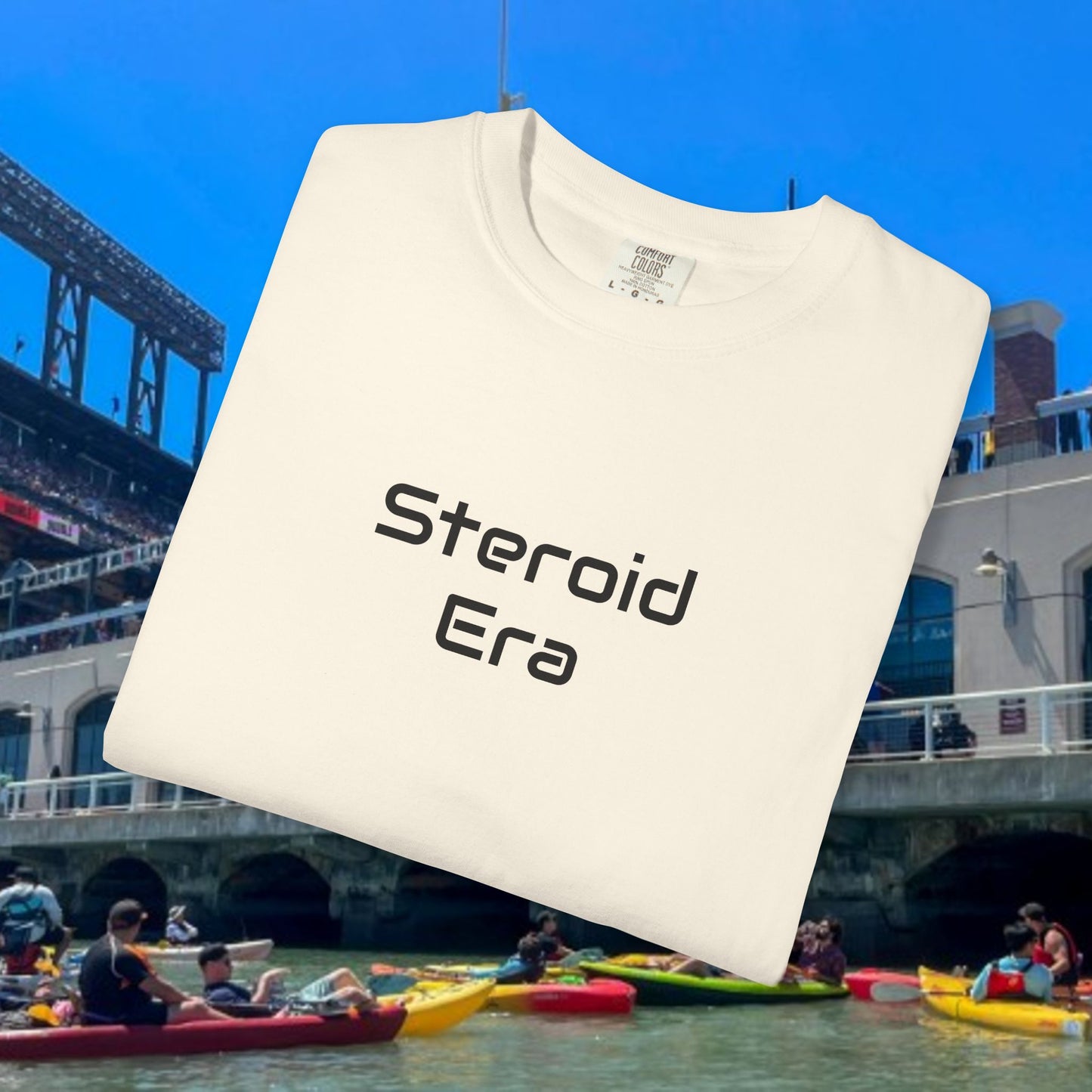 Vintage Baseball Unisex Garment-Dyed T-shirt, 90's Steroid Era Tee Shirt, Athletic Sports Tee, Retro Baseball Shirt, Sports Fan Gift,