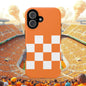 Vibrant Checkerboard Magnetic Tough Cases for Phones, Sports Fans' Accessory, Durable Protection, Tennessee Design, Custom Cases, Gift Ideas