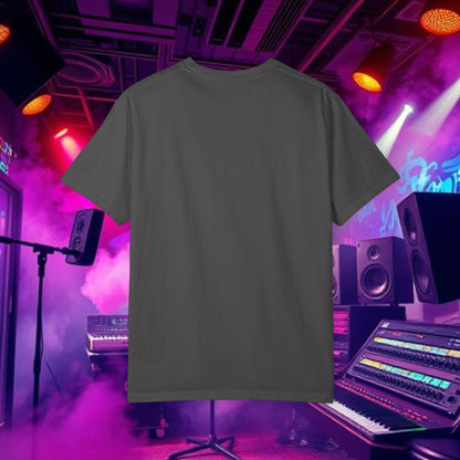 Vibrant Unisex Graphic Tee, Funky Smoke Art Shirt, Casual Streetwear, Gift for Music Lovers, Trendy Summer Top, Unique Festival Wear