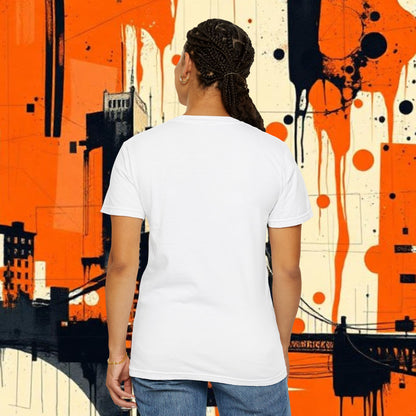 Bye Bye Baby Unisex Garment-Dyed T-Shirt, Fun Graphic Tee, Giants Fan Apparel, Casual Wear, Cute Statement Shirt, Summer Fashion