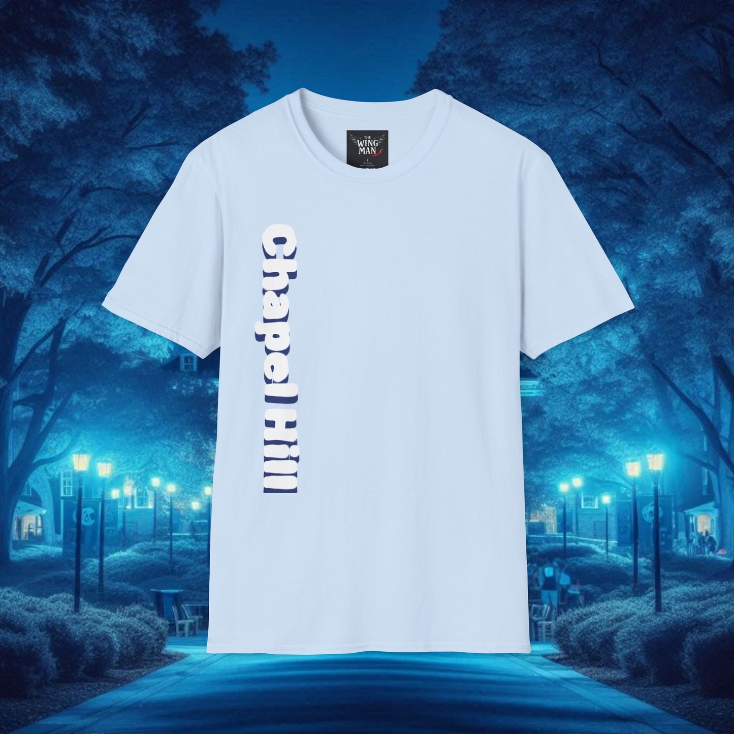 Chapel Hill 23 Unisex Softstyle T-Shirt - Casual Fan Tee, Sportswear, College Apparel, Gift for Graduates, Game Day Shirt