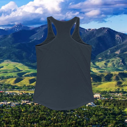 Bozeman Saturdays Racerback Tank, Women's Workout Top, Casual Summer Top, Gift for College Students