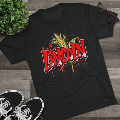 Lincoln Graffiti Tee – Cornfield Harvest Design