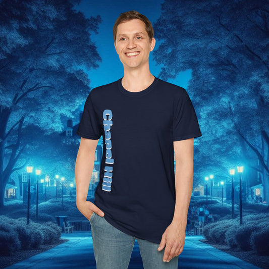 Chapel Hill 23 Unisex Softstyle T-Shirt - Casual Fan Tee, Sportswear, College Apparel, Gift for Graduates, Game Day Shirt