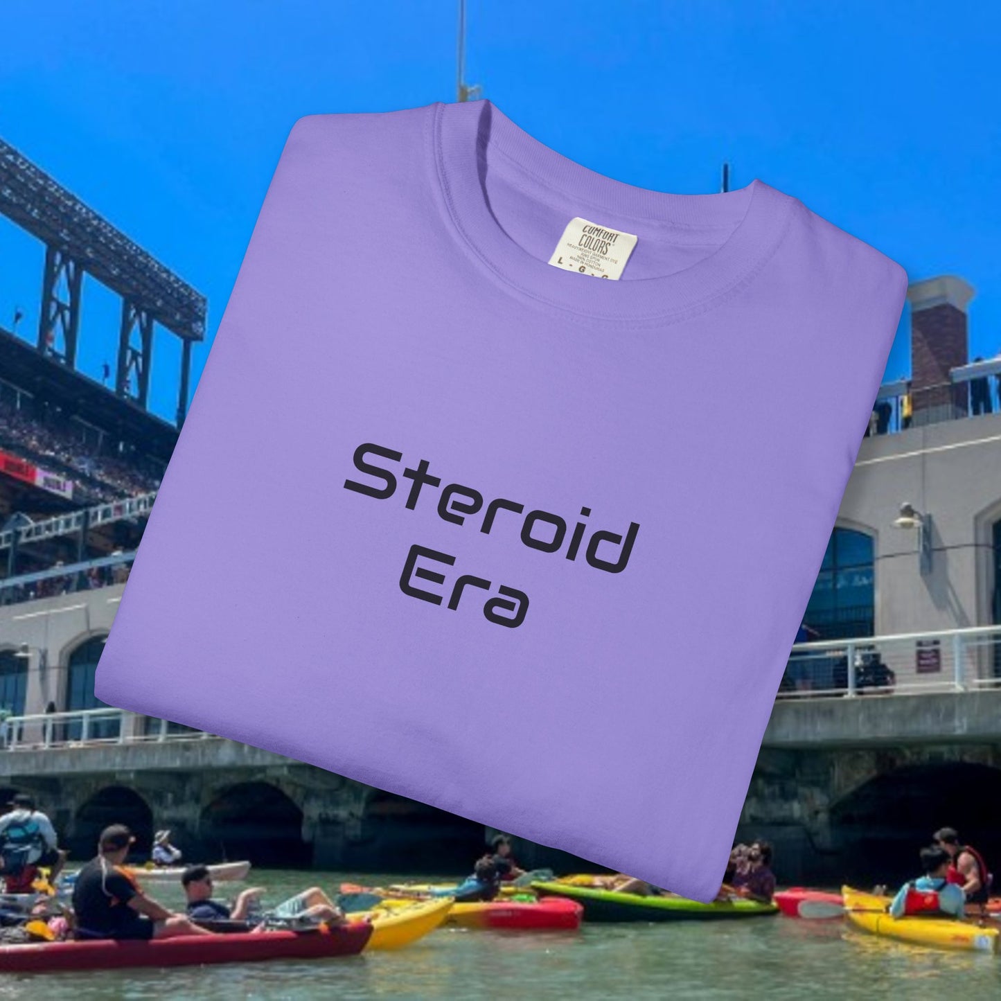 Vintage Baseball Unisex Garment-Dyed T-shirt, 90's Steroid Era Tee Shirt, Athletic Sports Tee, Retro Baseball Shirt, Sports Fan Gift,