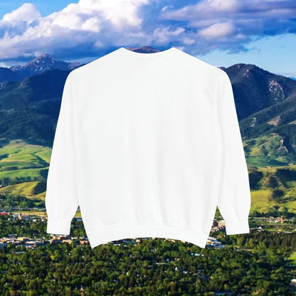 Poor Grizzlies Unisex Garment-Dyed Sweatshirt, Cozy Crewneck, Perfect Gift for Nature Lovers, Casual Wear, Wildlife Appreciation