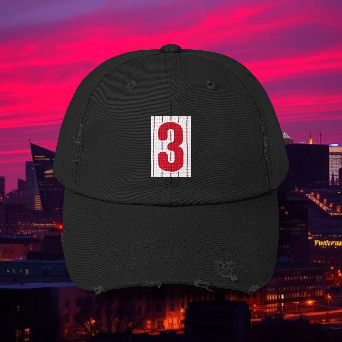 Baseball Stars #3 Distressed Baseball Cap, Vintage Style Hat, Casual Everyday Wear, Gift for Baseball Fans, Stylish Hat