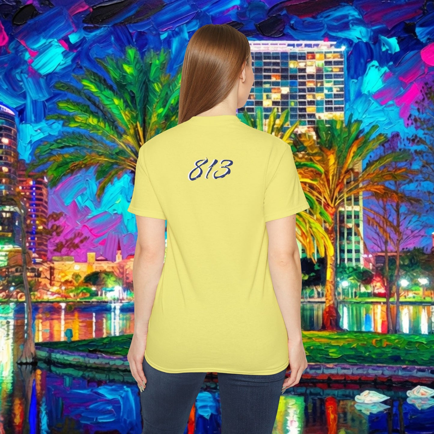 TB Monogram Tee — 813 Tampa Area Short-Sleeve T-Shirt