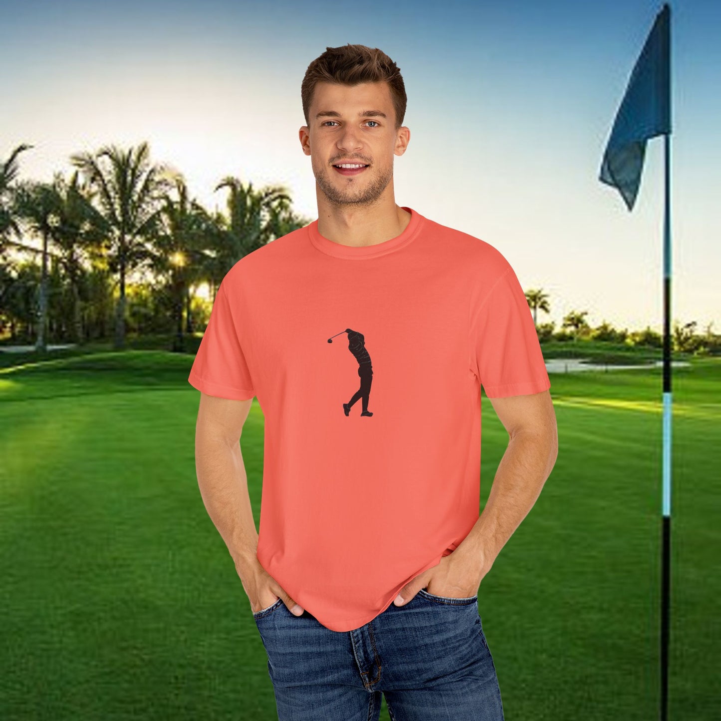 Golf Lover's Unisex Garment-Dyed T-Shirt - Perfect Gift for Golf Enthusiasts, Casual Wear, Sports Apparel, Father's Day, Birthday