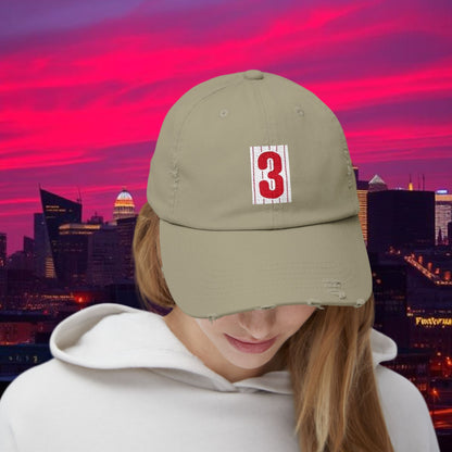 Baseball Stars #3 Distressed Baseball Cap, Vintage Style Hat, Casual Everyday Wear, Gift for Baseball Fans, Stylish Hat