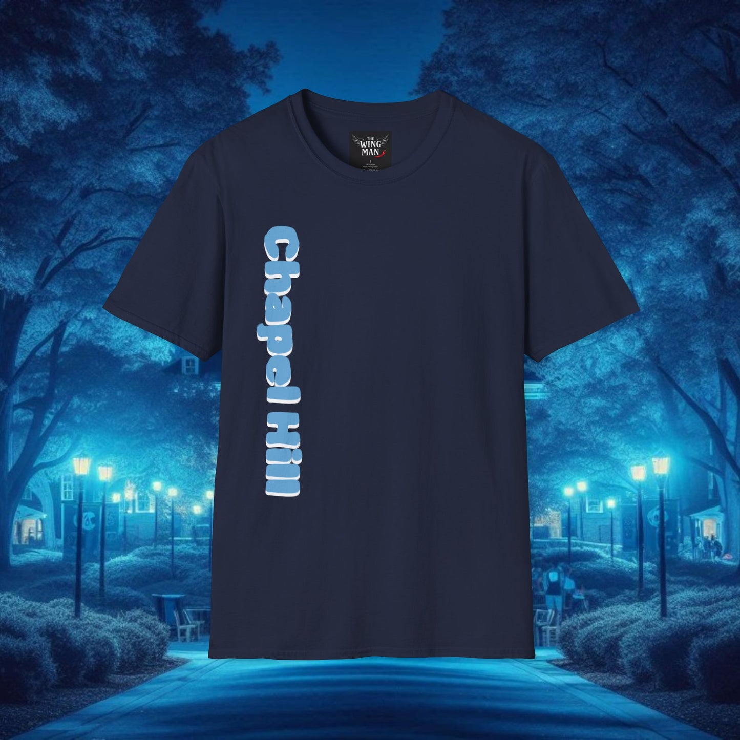 Chapel Hill 23 Unisex Softstyle T-Shirt - Casual Fan Tee, Sportswear, College Apparel, Gift for Graduates, Game Day Shirt