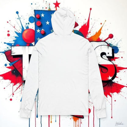 deGOAT Unisex Hoodie, Baseball Game Hooded Long Sleeve Tee, Comfy Unique Design