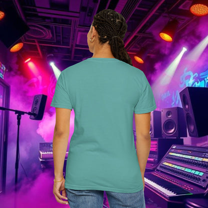 Vibrant Unisex Graphic Tee, Funky Smoke Art Shirt, Casual Streetwear, Gift for Music Lovers, Trendy Summer Top, Unique Festival Wear