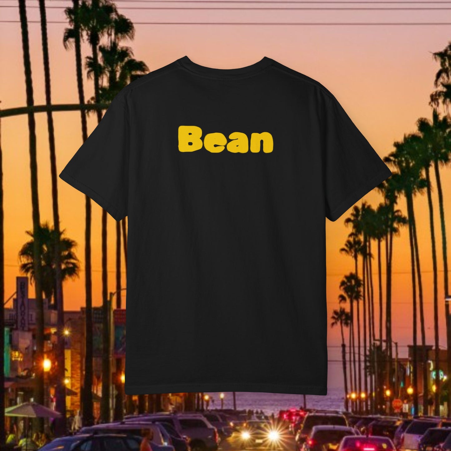 Legend Tribute Unisex Garment-Dyed T-Shirt with '8 & 24' and 'Bean' Text - Casual Wear, Gift for Friends