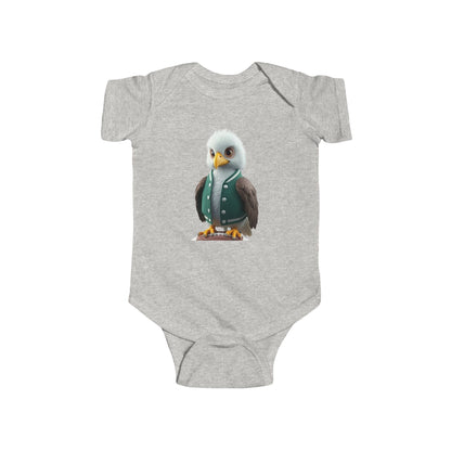 Adorable Eagle Graphic Bodysuit for Infants | Cute Baby Outfit | Unique Baby Shower Gift | Funny Kids Apparel