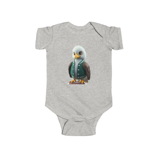 Adorable Eagle Graphic Bodysuit for Infants | Cute Baby Outfit | Unique Baby Shower Gift | Funny Kids Apparel