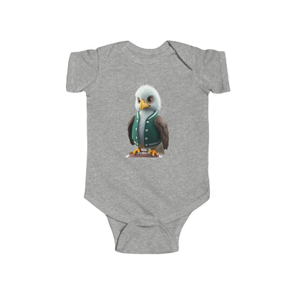 Adorable Eagle Graphic Bodysuit for Infants | Cute Baby Outfit | Unique Baby Shower Gift | Funny Kids Apparel