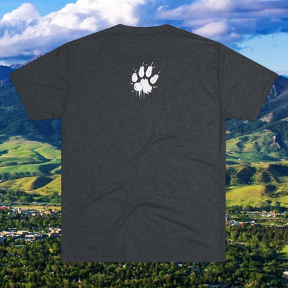 Poor Grizzlies Unisex Tri-Blend Crew Tee - 'Poor Grizzlies', Casual T-Shirt, Gift for Sports Fans, Eco-Friendly Apparel, Bobcat Fans