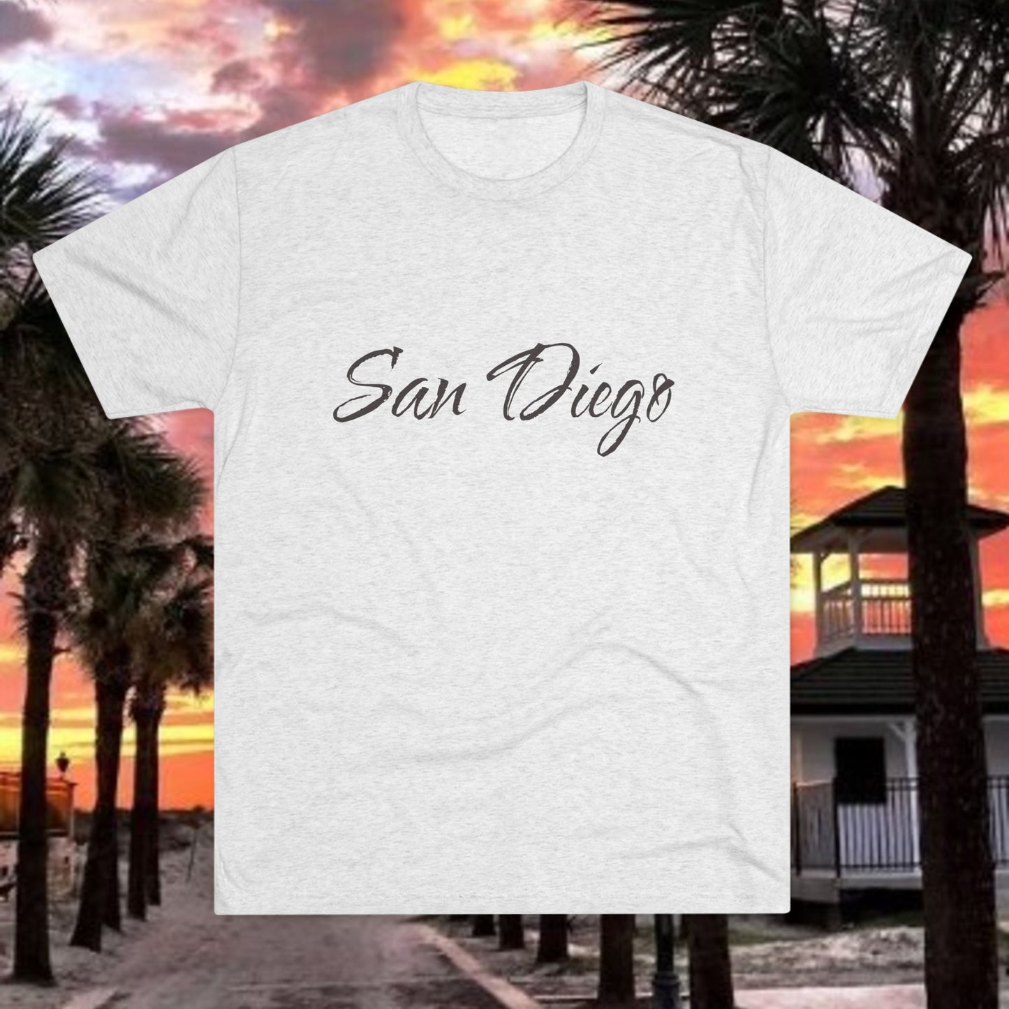 Crew Tee – 'Sun Days' Beach Script T-Shirt, Perfect for Gameday, The Beach, or a BBQ with friends.