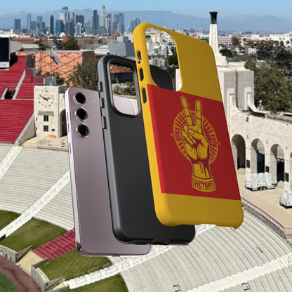 Victory Inspired Symbol Phone Case, Tough Phone Cover, Gift for Empowerment, Inspirational Tech Accessory, Unique Phone Protection