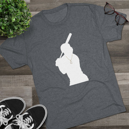 Baseball Silhouette Tee — New York 'G' Logo Short-Sleeve Shirt