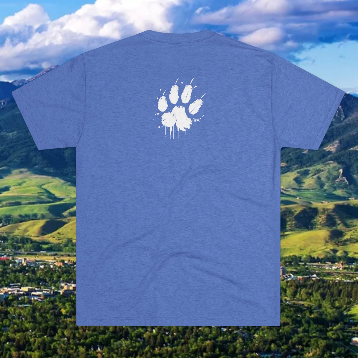 T-Shirt — "Tuesday on a Saturday" Taco Tee with Paw Print Back