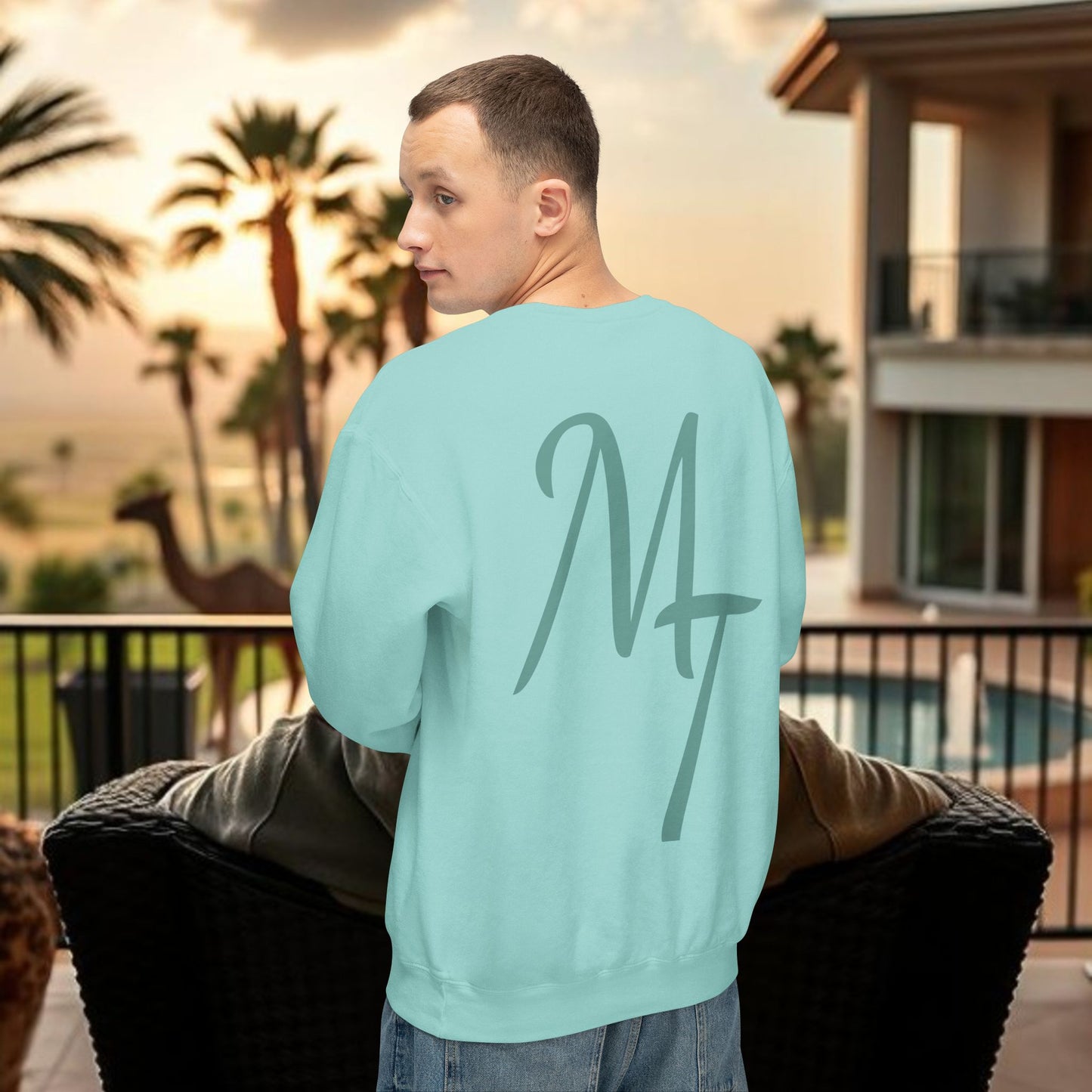 Montana Love Unisex Lightweight Crewneck Sweatshirt - Casual Comfort for Everyday Style, Perfect Gift for Any Occasion, Cozy Layer