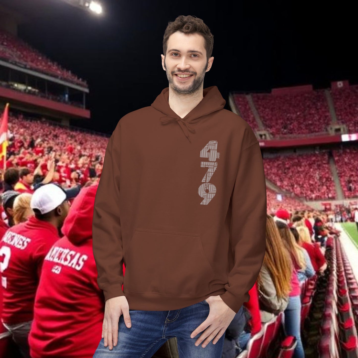 Boar Graphic Hoodie — Rugged Wild Boar Illustration with '479' Chest Print