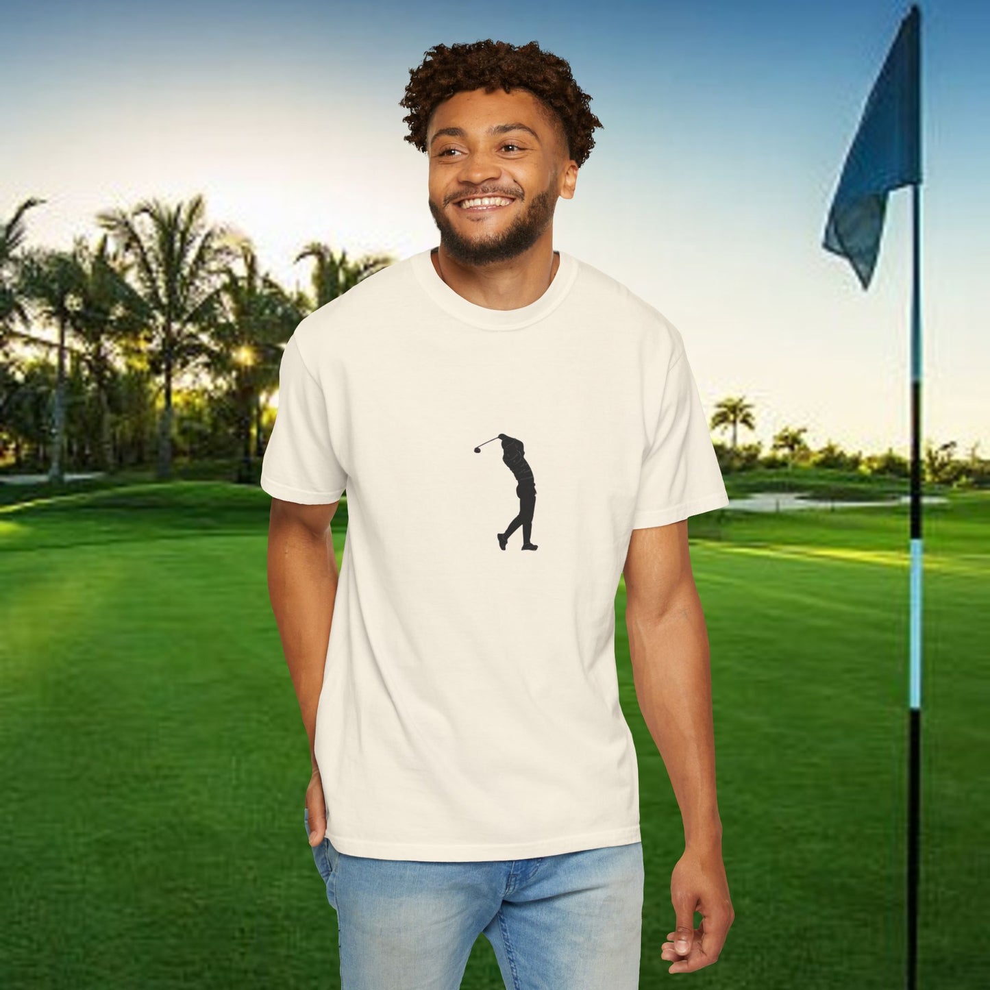 Golf Lover's Unisex Garment-Dyed T-Shirt - Perfect Gift for Golf Enthusiasts, Casual Wear, Sports Apparel, Father's Day, Birthday