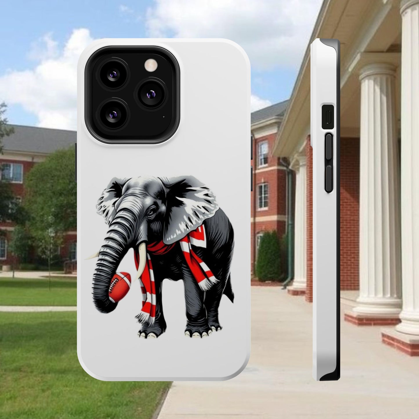 Vibrant Elephant Tough Cases - Unique Phone Case, Wildlife Lover Gift, Sports Team Accessory, Trendy Phone Cover, Fun Animal Design
