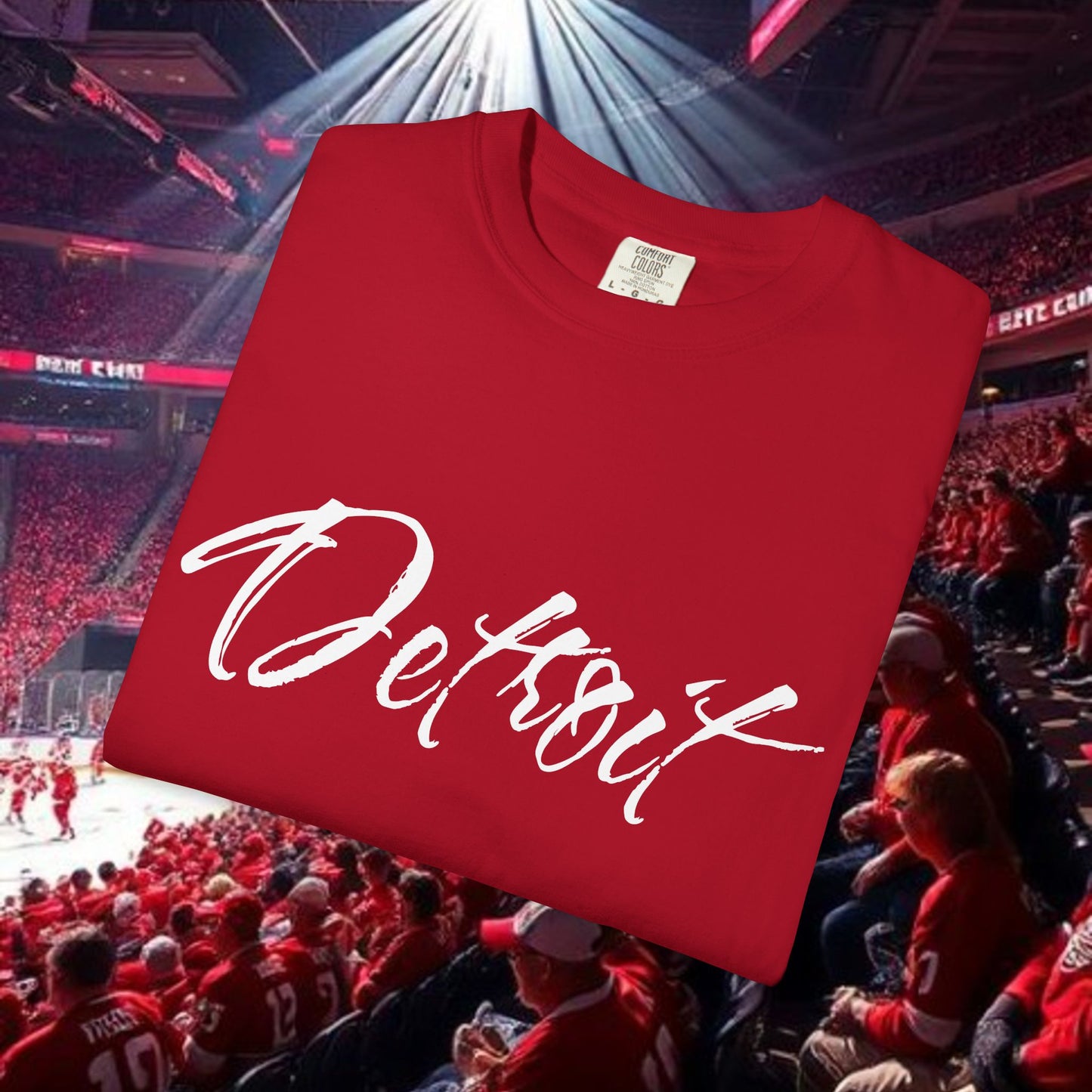 Detroit Script T-Shirt — City Pride Tee