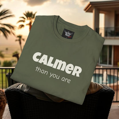 Calm Vibes Unisex Softstyle T-Shirt | Relaxing Tee, Chill Shirt, Gift for Stress Relief, Casual Wear, Mindfulness Apparel