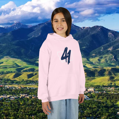 Montana '41' Youth Hoodie – State Outline Graphic Sweatshirt