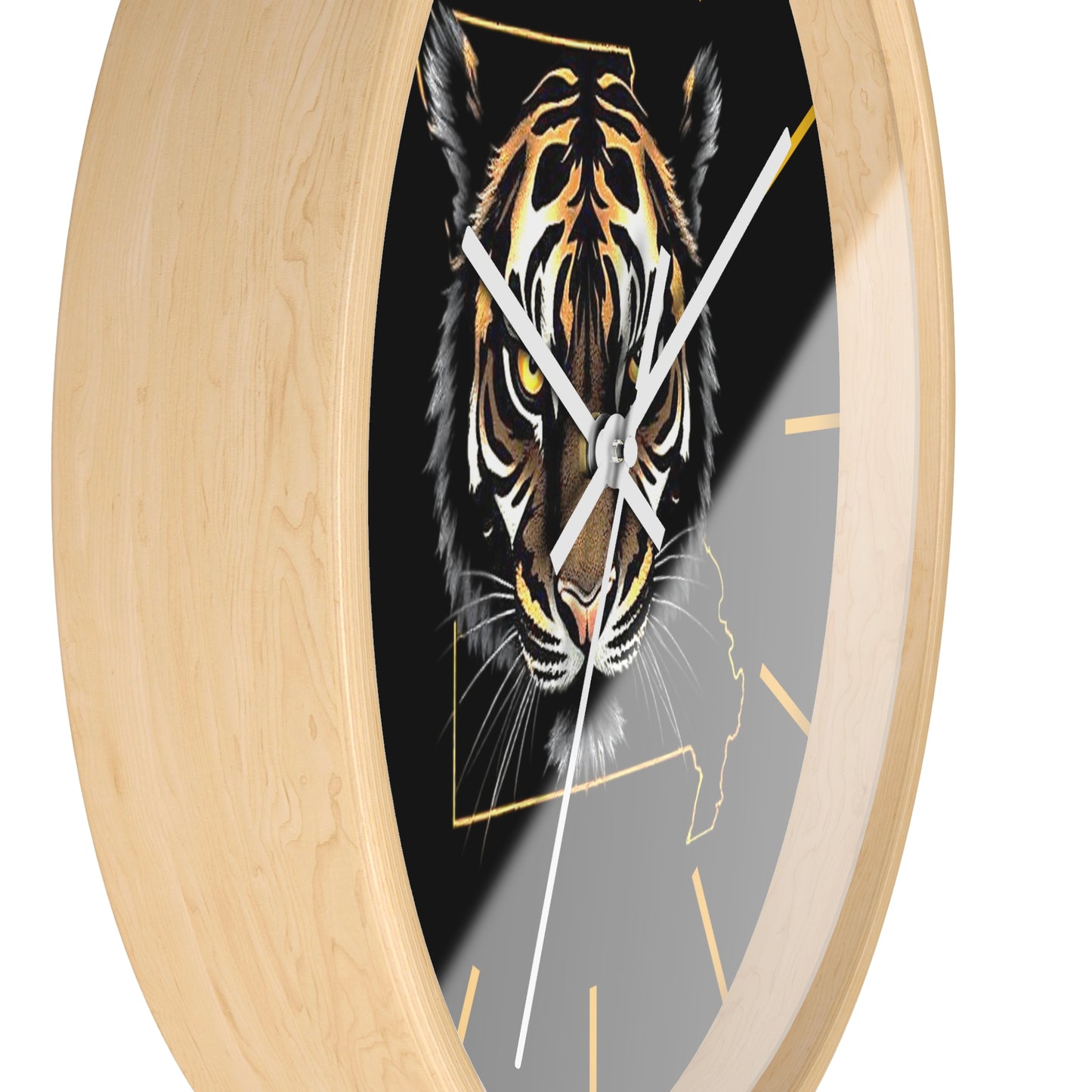 Tiger Wall Clock - Perfect for Missouri Residents, Home Decor, Gifts, and Unique Accents