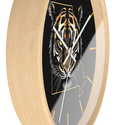 Tiger Wall Clock - Perfect for Missouri Residents, Home Decor, Gifts, and Unique Accents