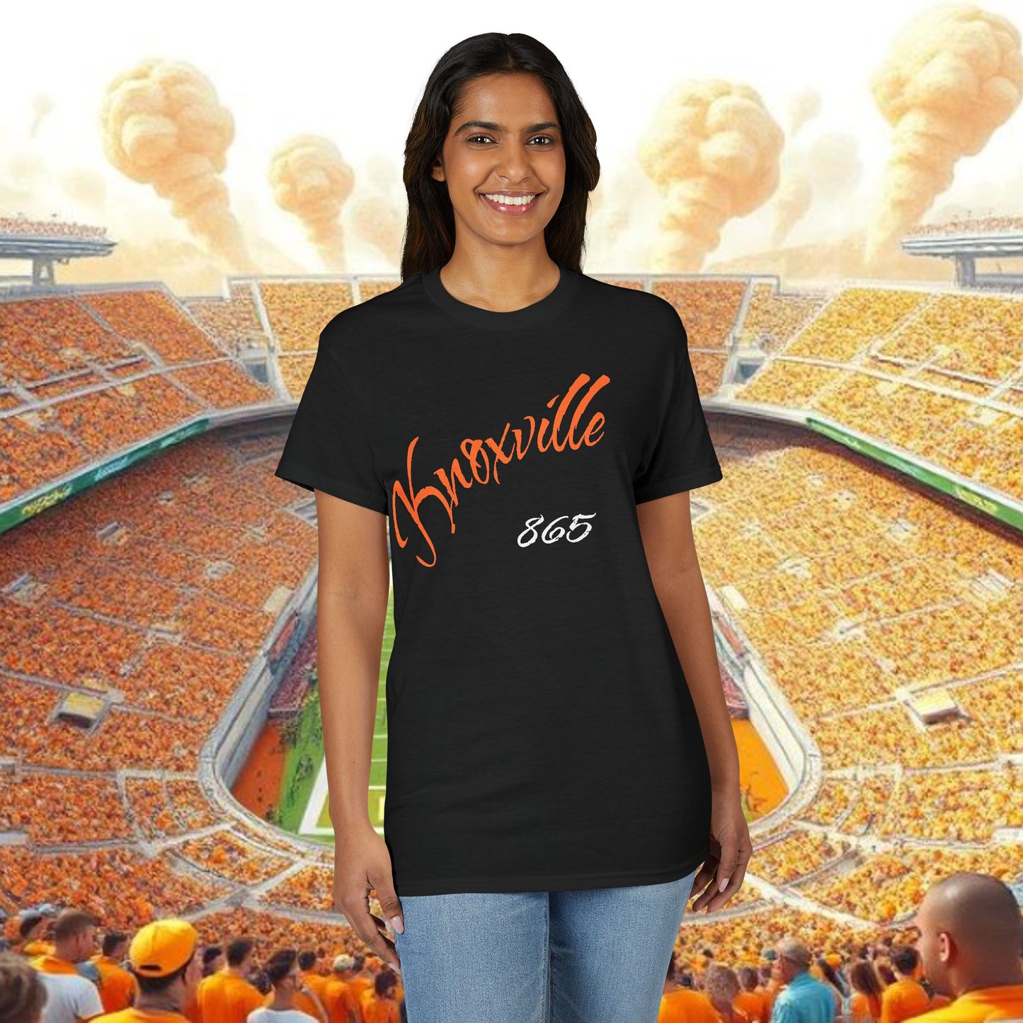 Knoxville 865 Vintage Script T-Shirt, Super Soft T-Shirt