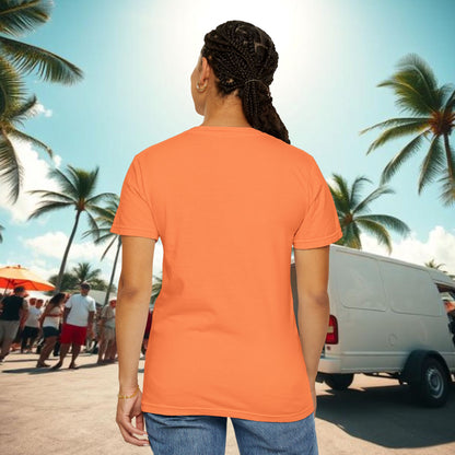 Ibis Artistic Graphic Design Tee, Unisex Garment-Dyed T-shirt, Perfect for Gameday or Beach, Sports Fan Shirt