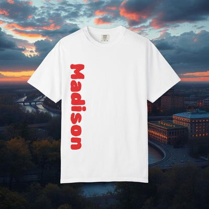 Wisconsin Pride Unisex T-shirt, Casual Wear, College Apparel, Game Day Shirt, Gift for Fans, Summer Fashion