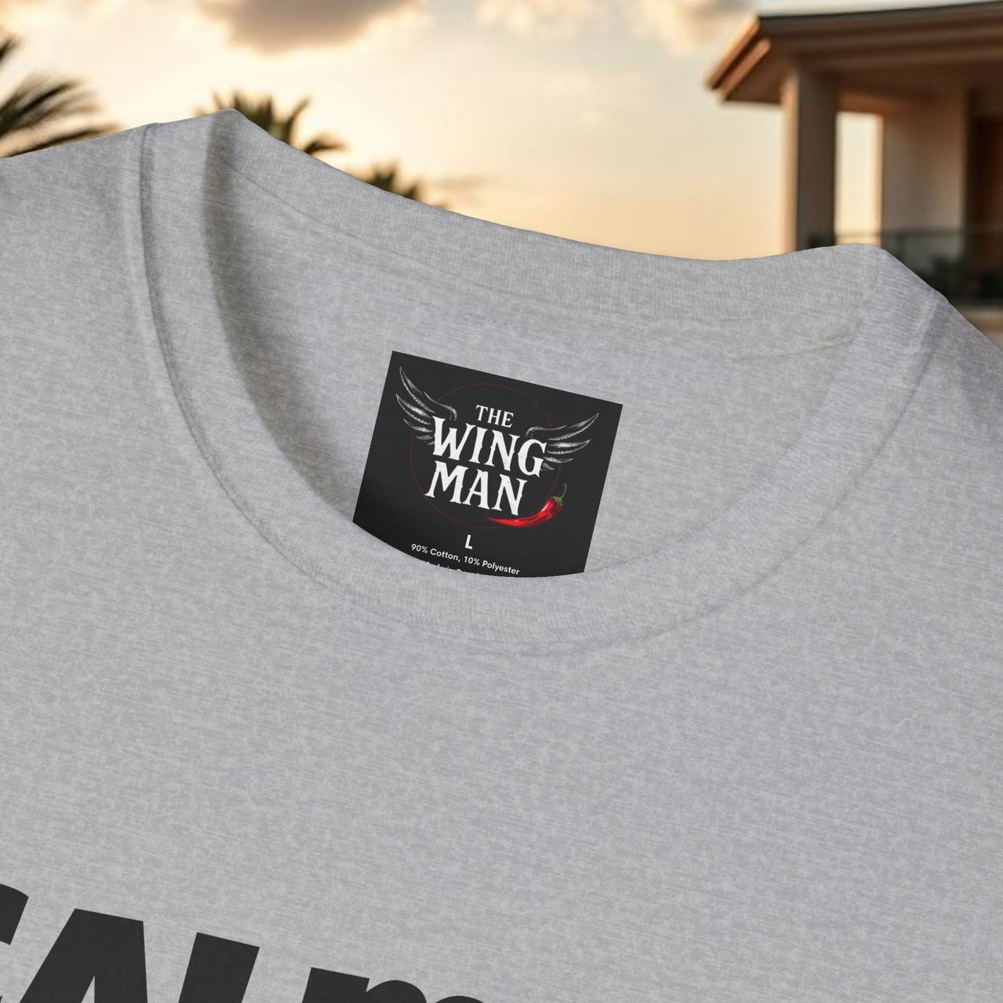 Calm Vibes Unisex Softstyle T-Shirt | Relaxing Tee, Chill Shirt, Gift for Stress Relief, Casual Wear, Mindfulness Apparel