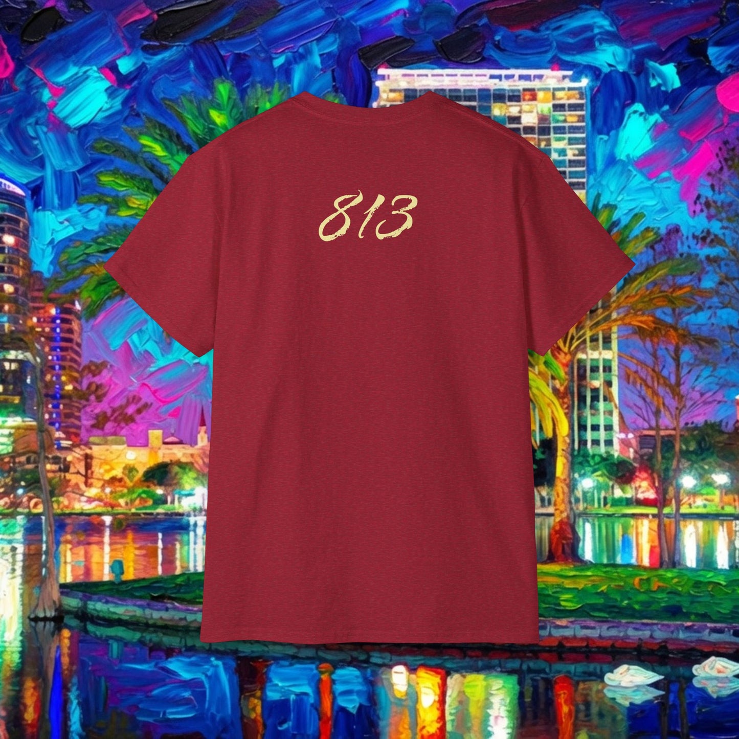 TB Monogram Tee — 813 Tampa Area Short-Sleeve T-Shirt