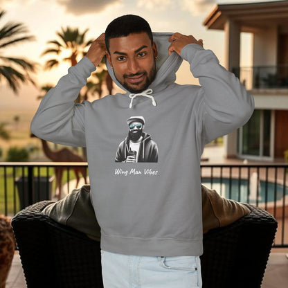 Unisex Wingman Vibes Hoodie, Casual Style Sweatshirt, Perfect Gift for Friends, Lightweight Hoodie for Everyday Wear