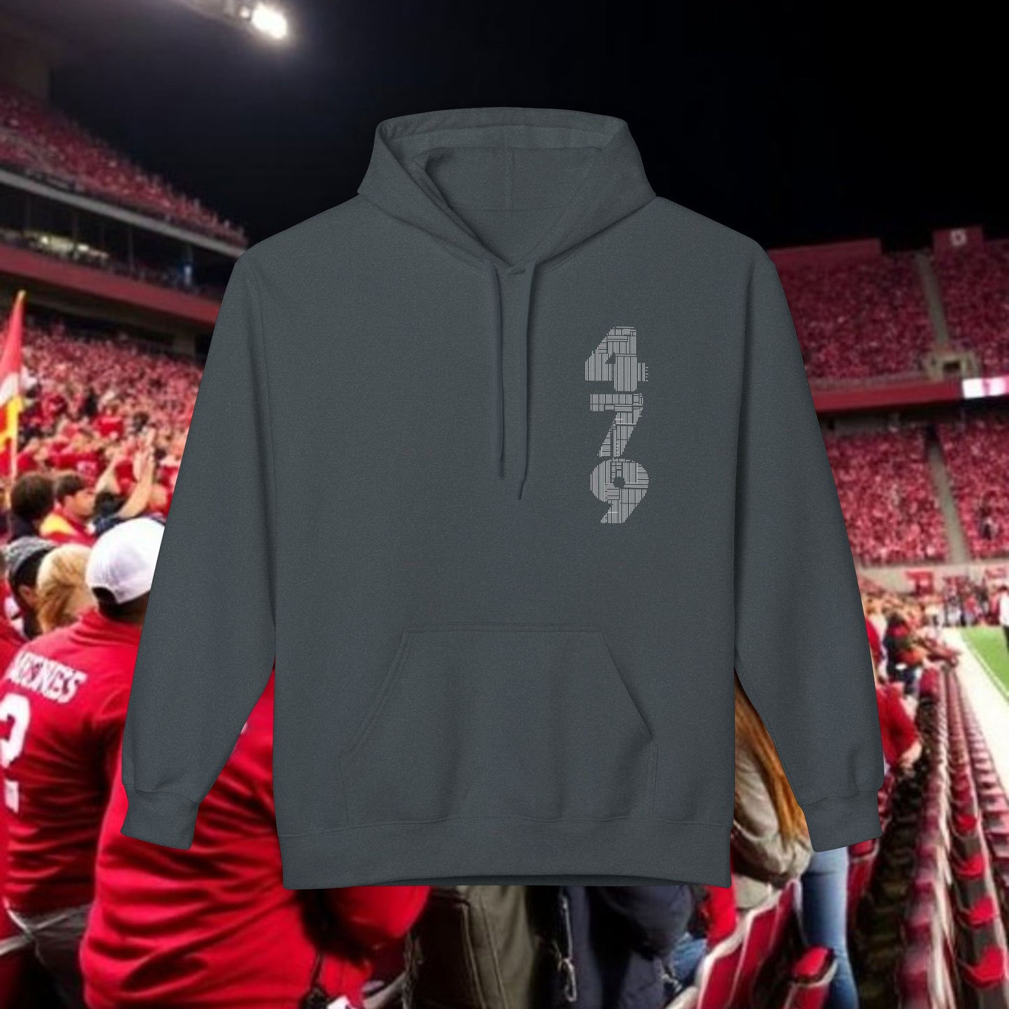 Boar Graphic Hoodie — Rugged Wild Boar Illustration with '479' Chest Print