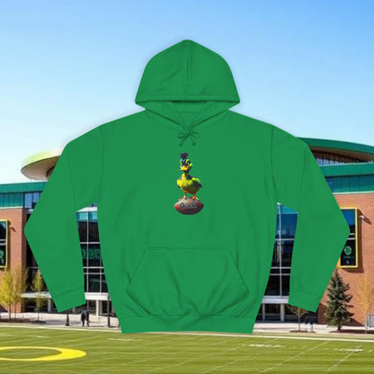 Football Hoodie with Fun Design, Unisex Hoody for Campus Life, Perfect Gift for Students, Cozy Sweatshirt for Game