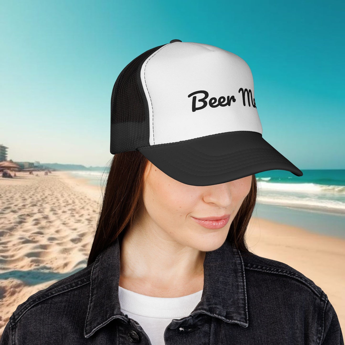 Funny Beer Me Trucker Cap, Summer Hats, Casual Wear, Gifts for Beer Lovers, Outdoor Accessories, Festival Headwear