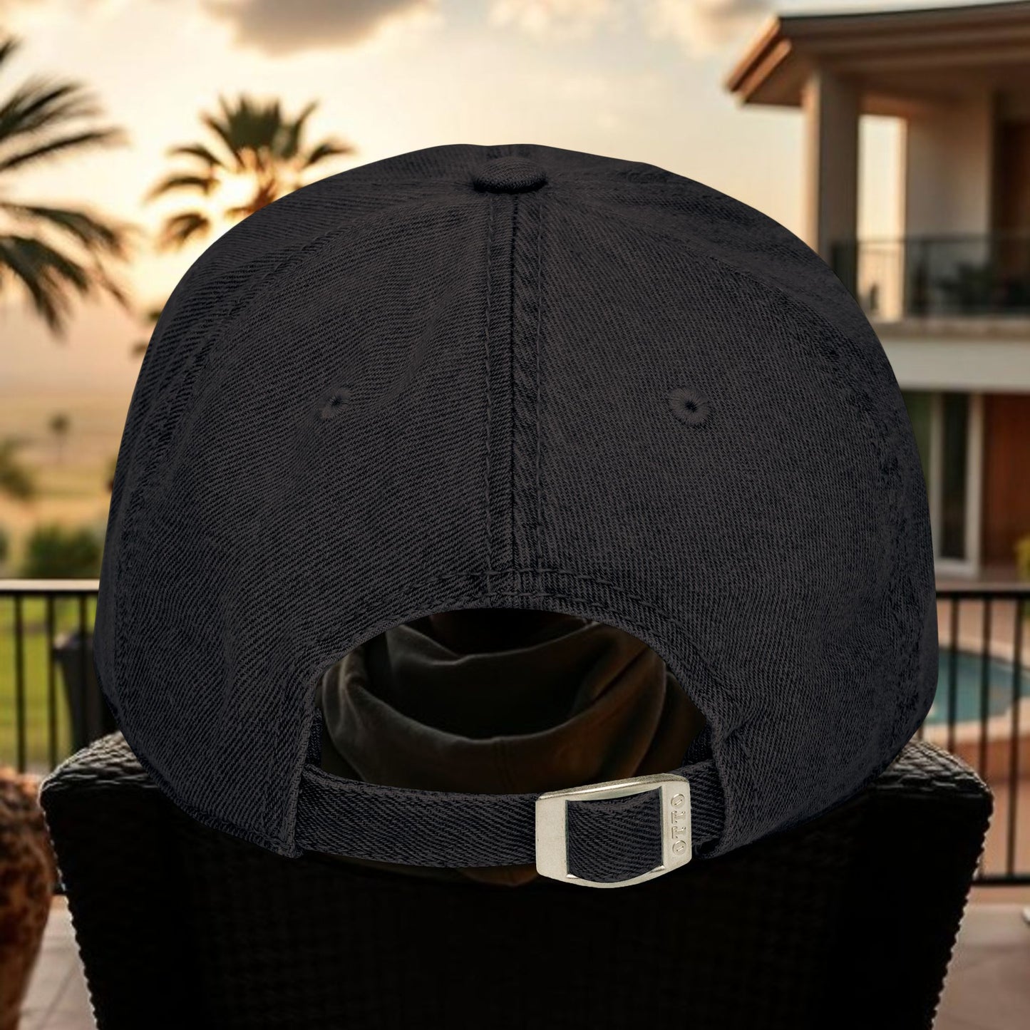 Stylish Embroidered Denim Hat - The Wing Man | Gift for Him, Casual Accessory, Trendy Headwear, Summer Style, Sports Cap