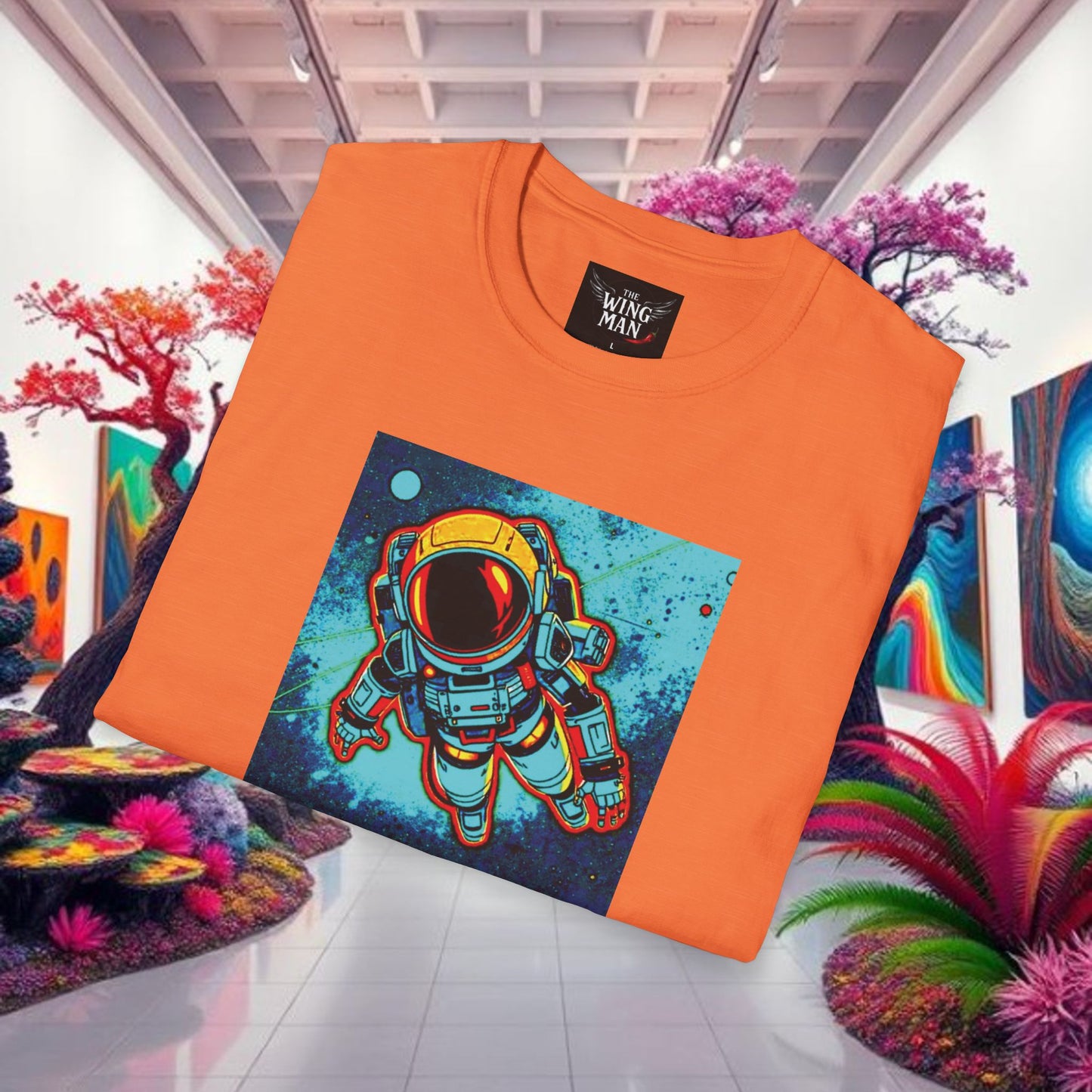 Astronaut Graphic T-Shirt | Unisex Space Tee, Gift for Astronaut Lovers, Hip Hop Fans, Casual Wear, Festival Shirt