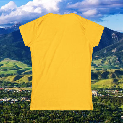 Bobcat Women's Softstyle Tee, Tailgate Gift, Bobcat Shirt, Eco-Friendly Fashion, Casual Everyday Wear, Gifts for Her