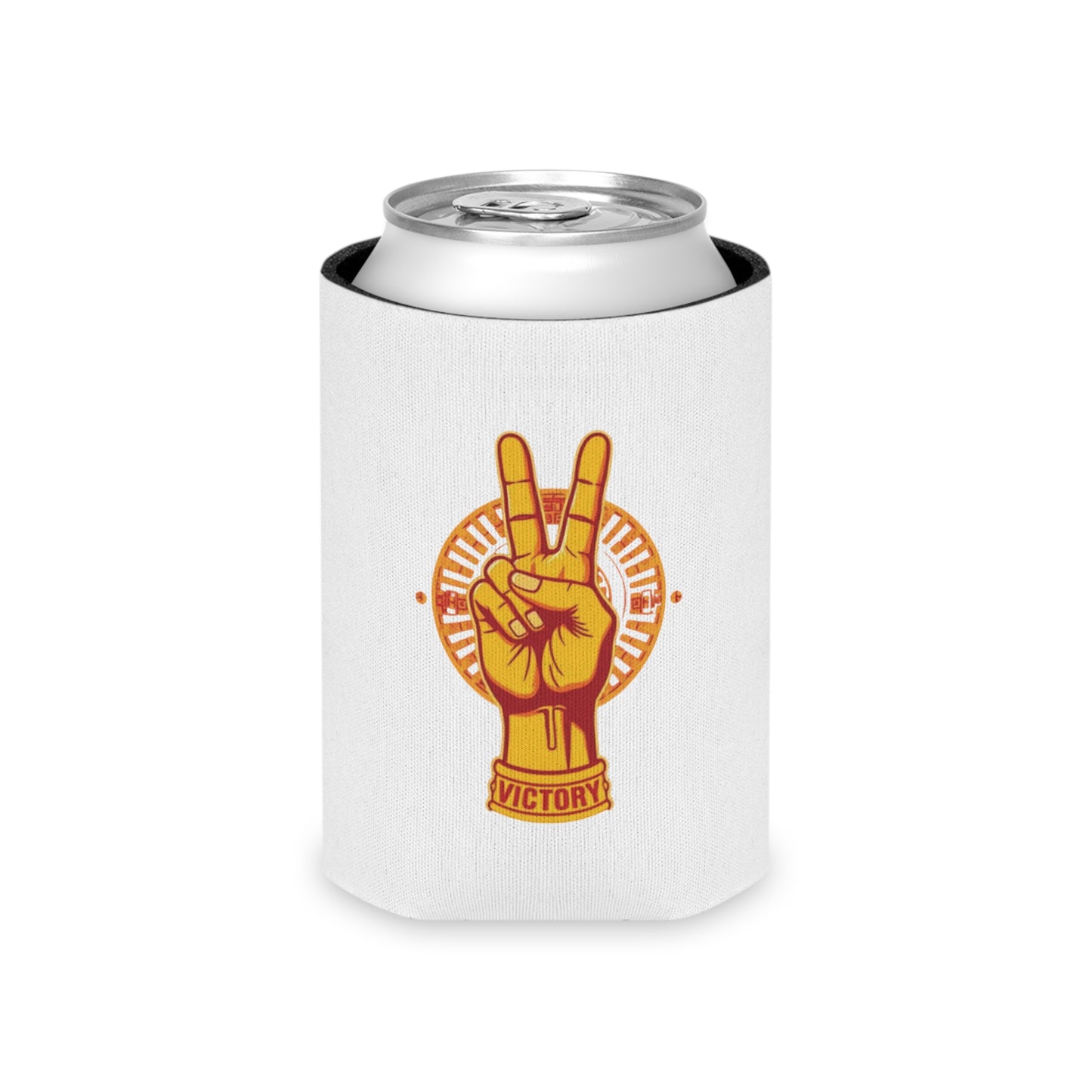 Victory Inspired Can Cooler, Fun Beverage Sleeve, Party Favor, Tailgate Essential, Gifts for Friends, Summer BBQ Accessories
